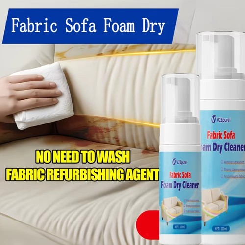 Fabric sofa dry foam cleaner - dry,